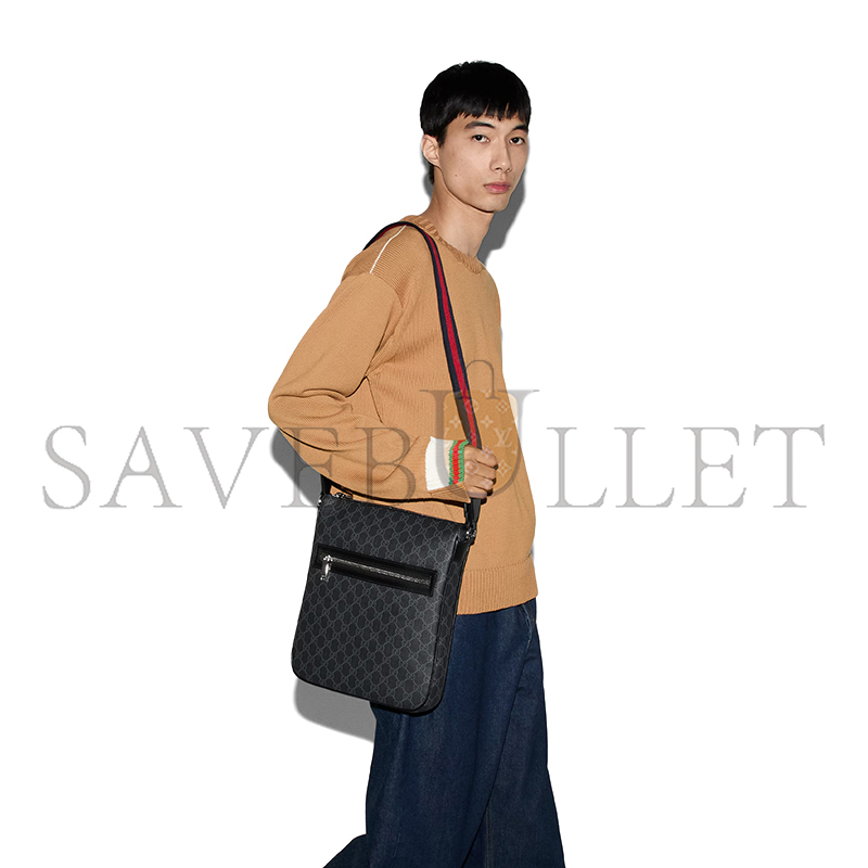 g*u*i gg S*p*e monogram messenger bag 792081 (28.5*27*5cm)